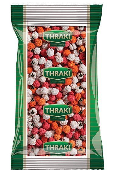 Thraki Şeffaf Ambalaj Leblebi Şekeri Renkli 150gr